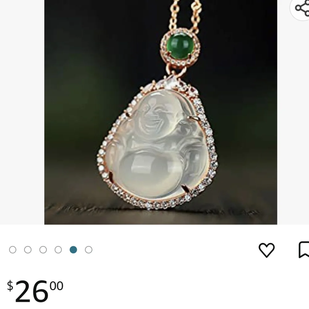 Lucky Buddha Necklace NWT